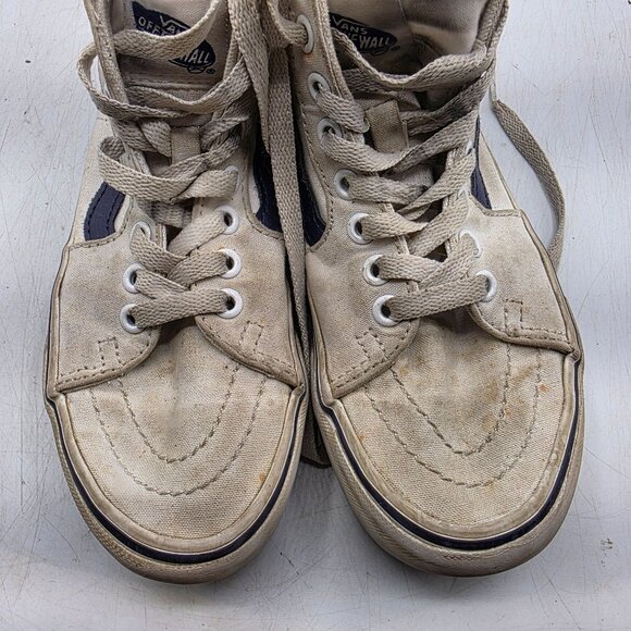 Vans SK8 Hi Tapered Womens Size 5 Stackform Navy True White Platform Shoes - Picture 11 of 15